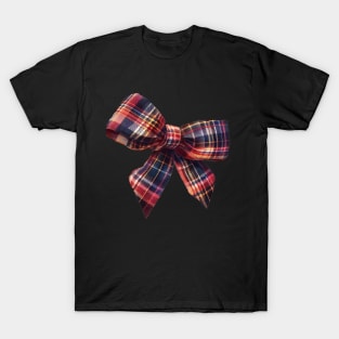 Plaid Bow - Autumn T-Shirt